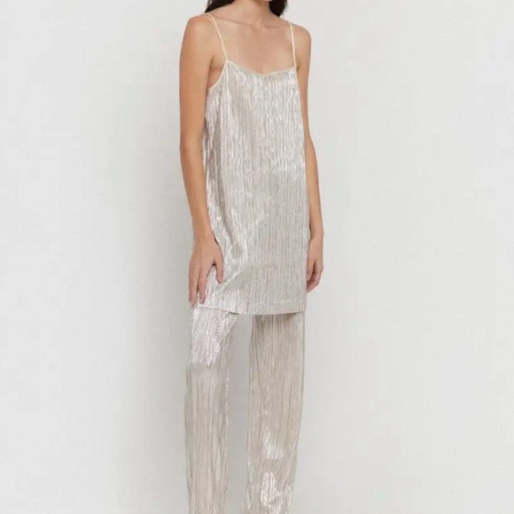 Oak+Fort Sparkly Pleated Dress - Picture 4 of 6